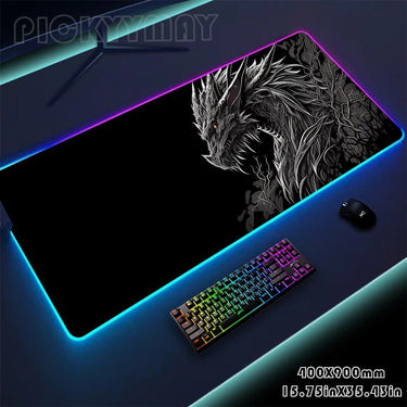 RGB Luminous Gaming Mousepad - XXL Design - InspiredGrabs.com